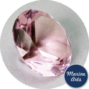 9263 - Glass Gem - Rose Pink